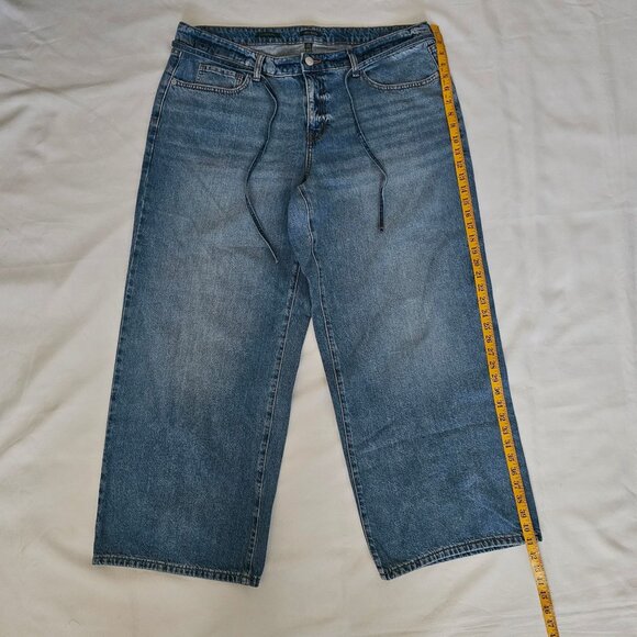 Wild Fable Women's Blue Light Wash Cotton Denim Low Rise Baggy Jean Size 17 - Picture 15 of 16